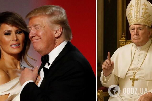 Стало відомо, як Меланія Трамп відреагувала на скандальне фото чоловіка в образі Папи Римського