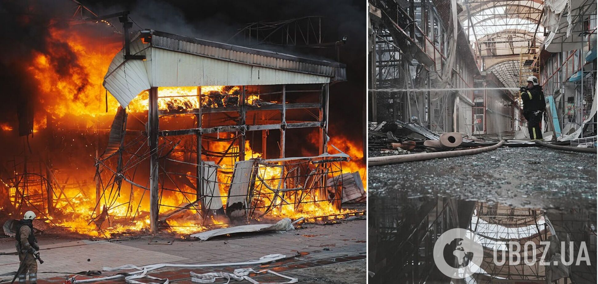 'Денацифицировали' рынок? В сети показали последствия ударов РФ по 'Барабашово' в Харькове: фото и видео
