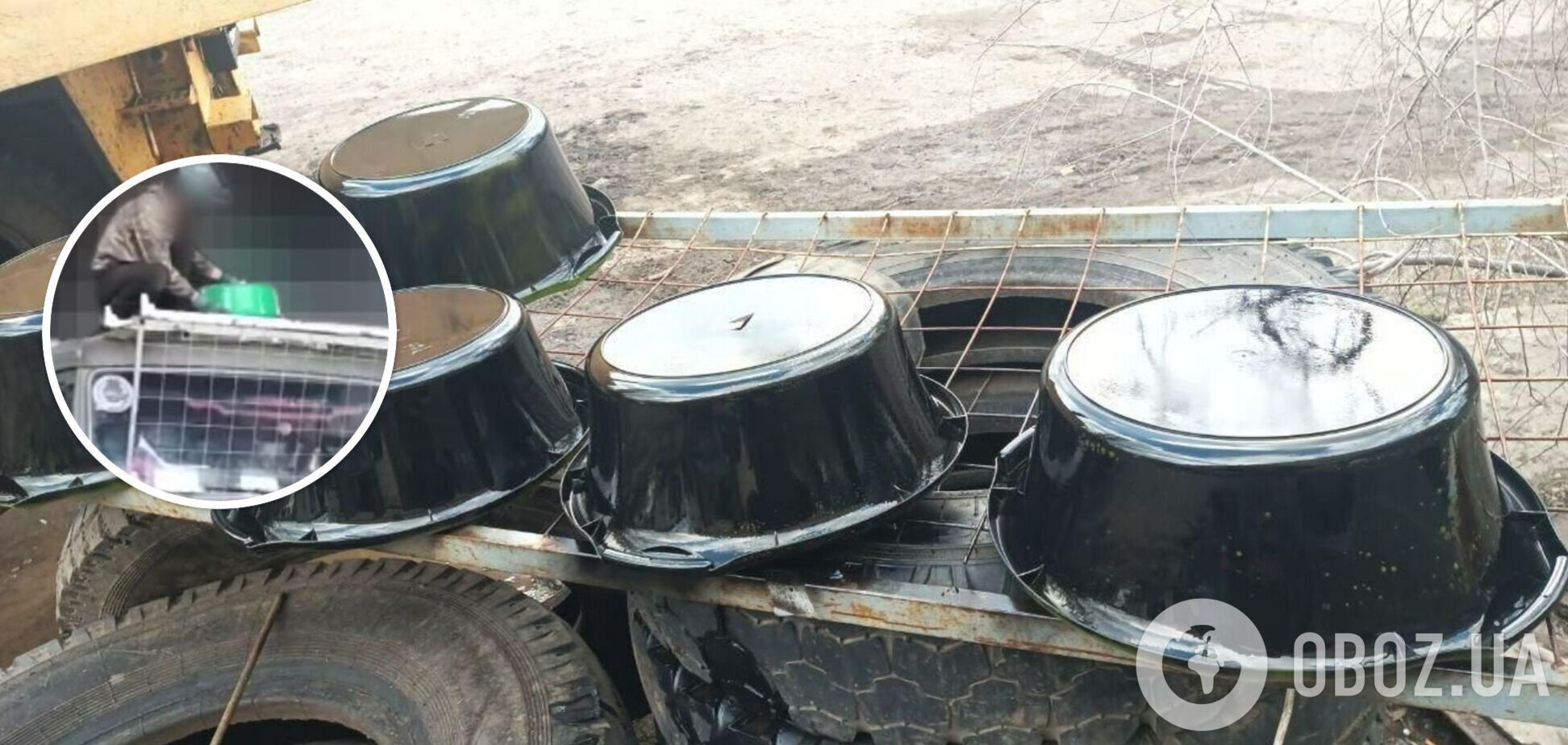 Оккупанты вешают на машины тазики, имитируя РЭБ: в сети показали видео