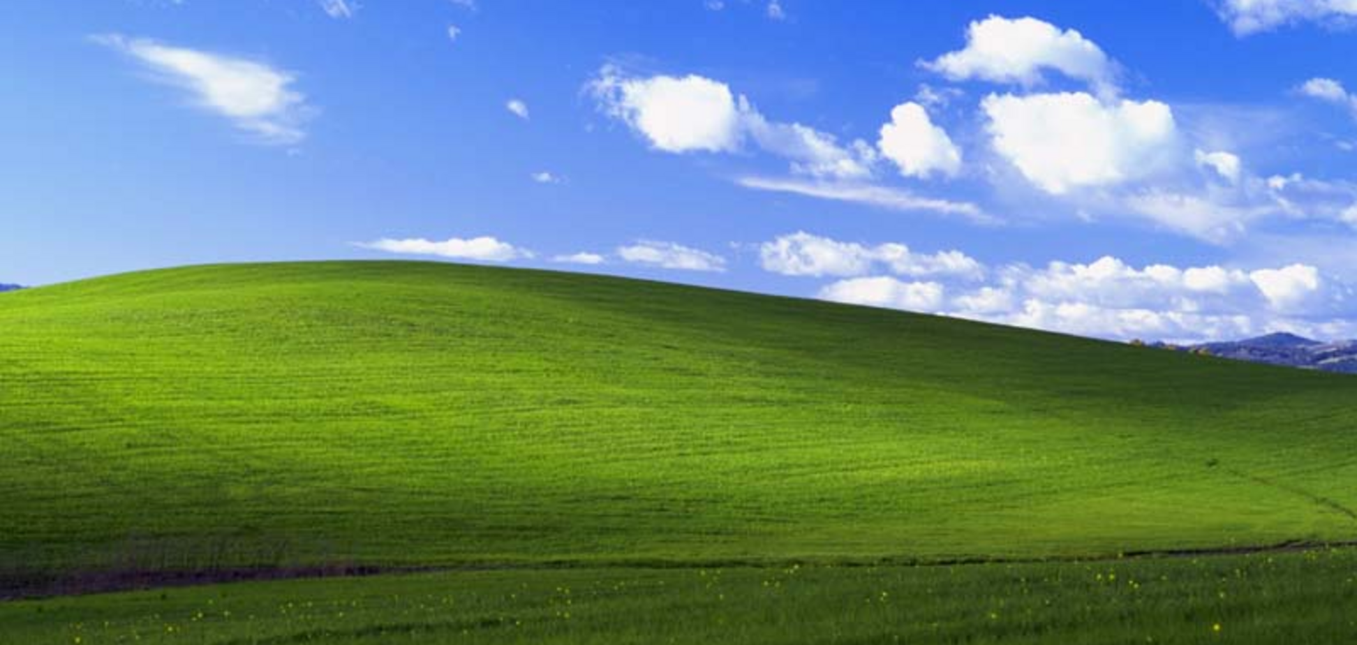 Зелений пагорб зі знаменитих шпалер Windows XP змінився до невпізнаваності: фотофакт