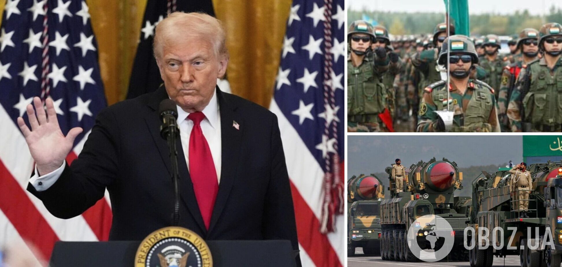 Трамп отреагировал на начало боевых действий между Индией и Пакистаном