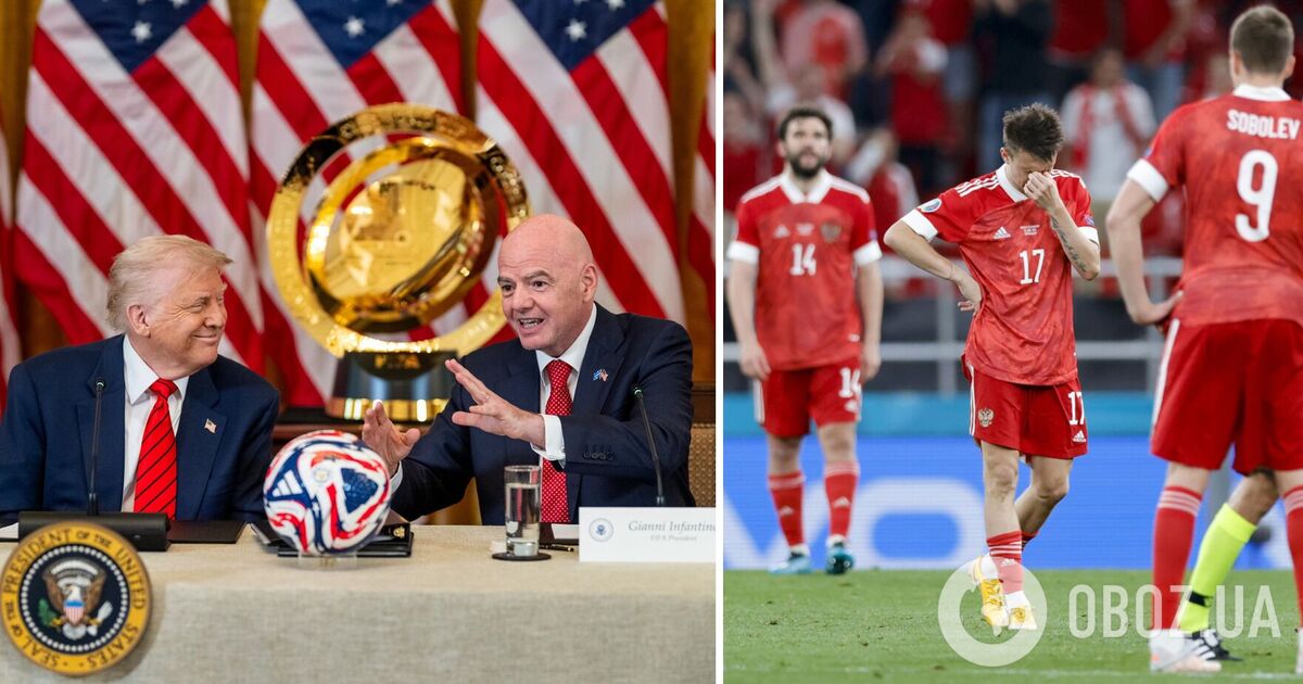 Не зміг відповісти: Трамп звернувся до президента ФІФА через відсторонення Росії