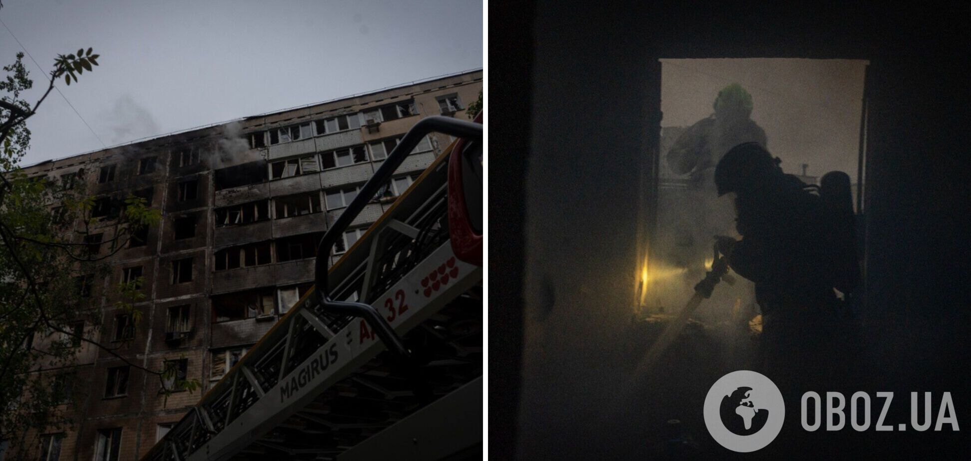 В Киеве в результате атаки РФ пострадали брат и сестра - атака БПЛА на Киев