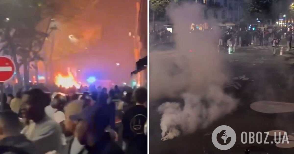 У Парижі футбольні вболівальники влаштували погроми: поліція заарештувала 43 особи. Відео