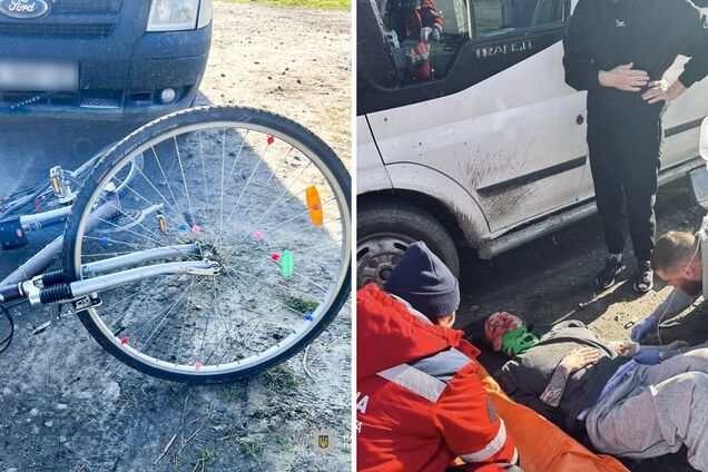 На Рівненщині чоловік збив жінку, яка їхала на велосипеді: за словами потерпілої, поліція намагається закрити справу. Фото