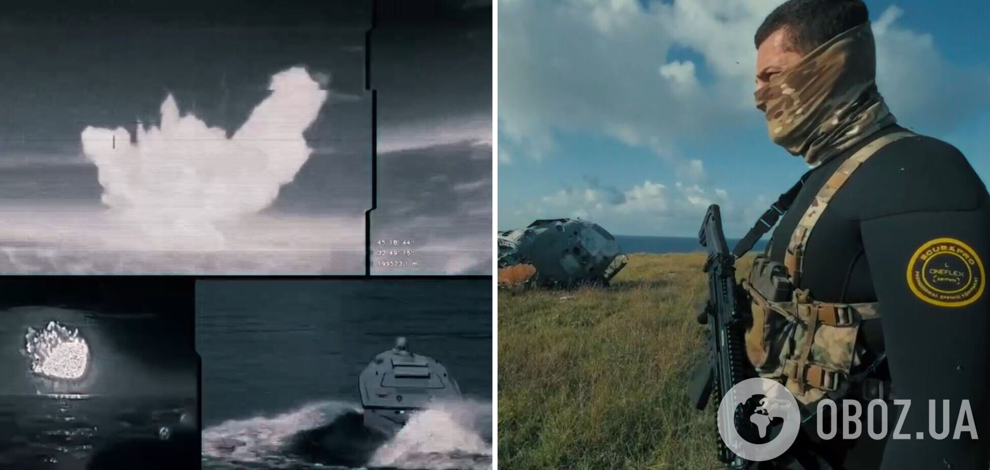 Эксклюзивные кадры: в ГУР показали, как морские дроны Magura уничтожают российские корабли, вертолеты и самолеты в Черном море. Видео