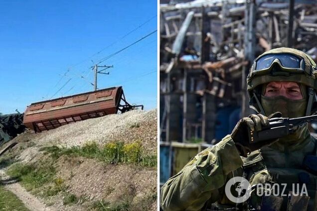 Под Мелитополем подорвали военный 'товарняк' РФ: детали от ГУР