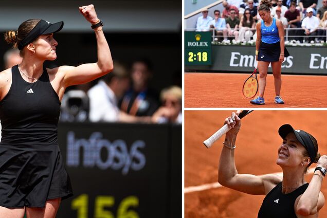 Свитолина отыгралась с 4:6, 3:5 и вышла в четвертьфинал Roland Garros, совершив фантастический камбек. Видео