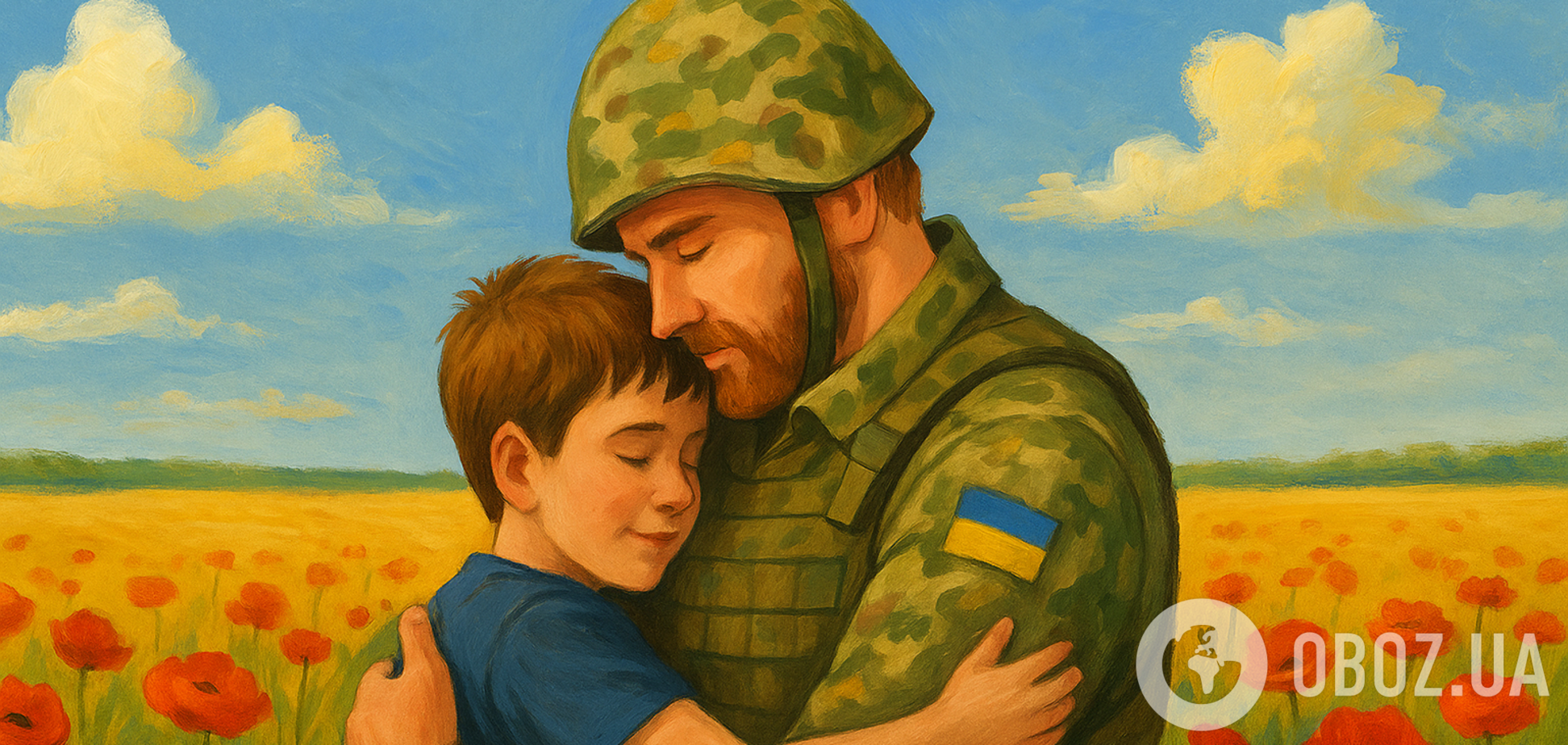 З Днем батька: як зворушливо привітати тата на фронті