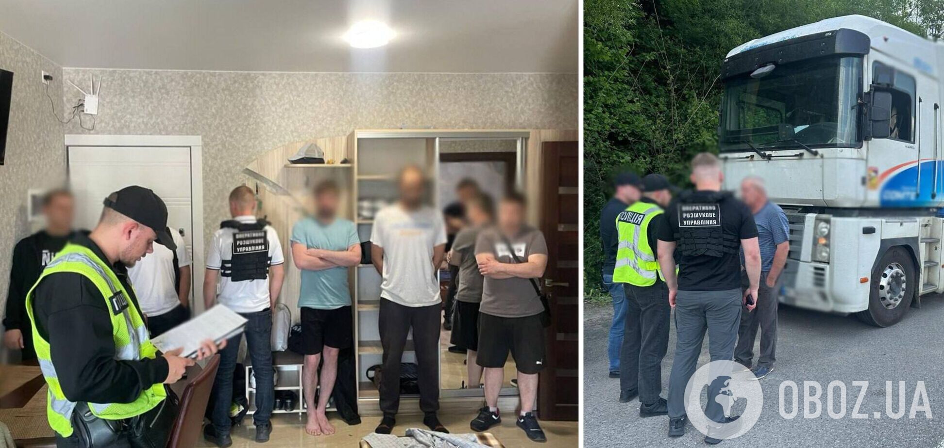 За $12 тис. перевозили чоловіків до кордону на фурах: поліцейські Києва викрили чергову схему для ухилянтів. Фото