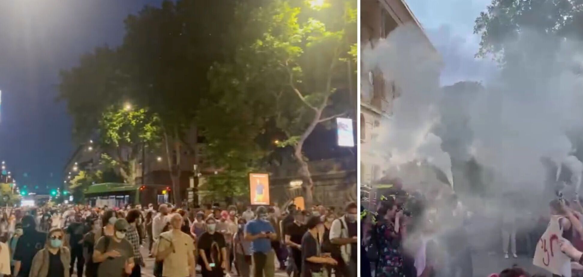 В Грузии вспыхнули протесты: требуют освободить осужденного 19-летнего активиста. Видео