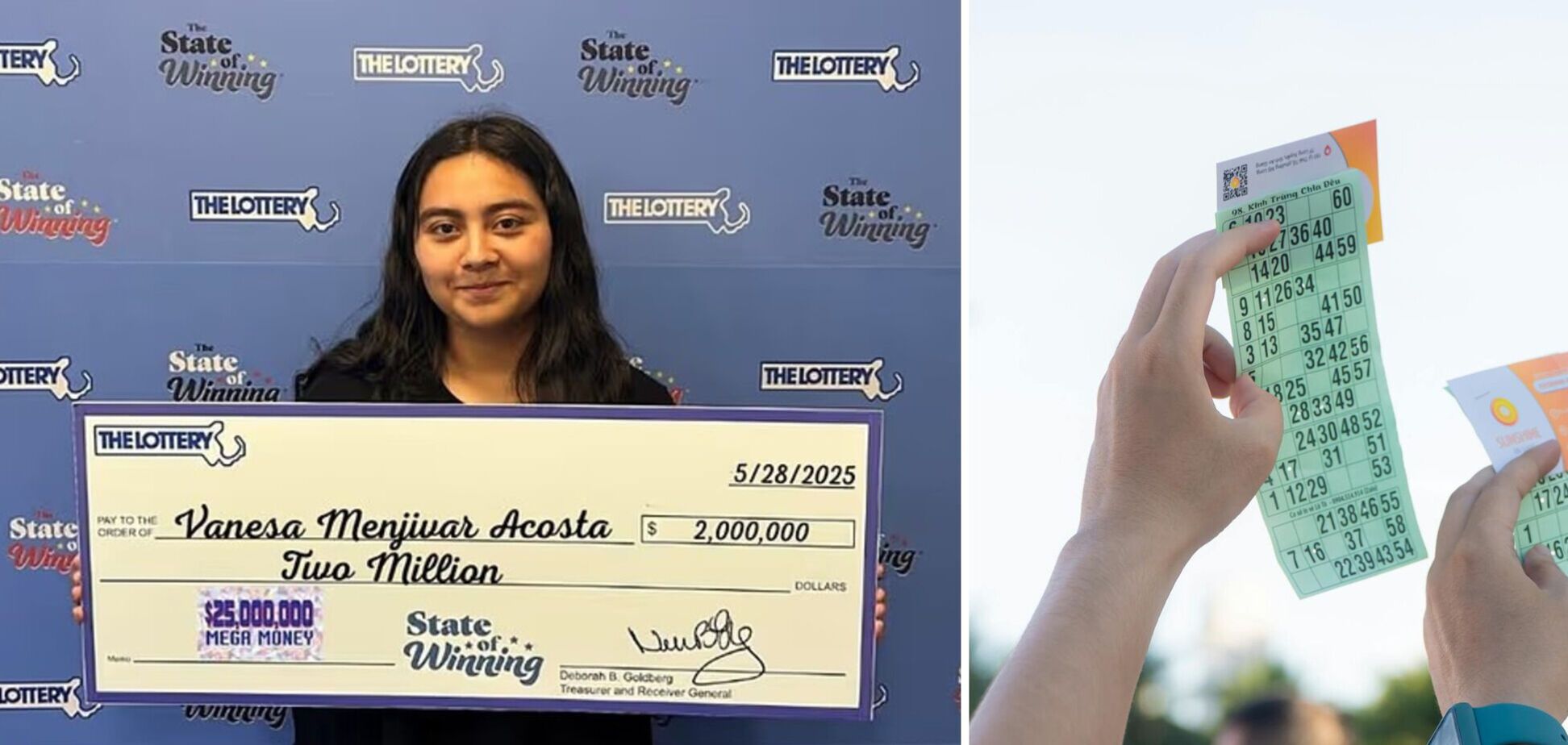 Иллюстрация - американка выиграла 2 млн долларов в лотерею