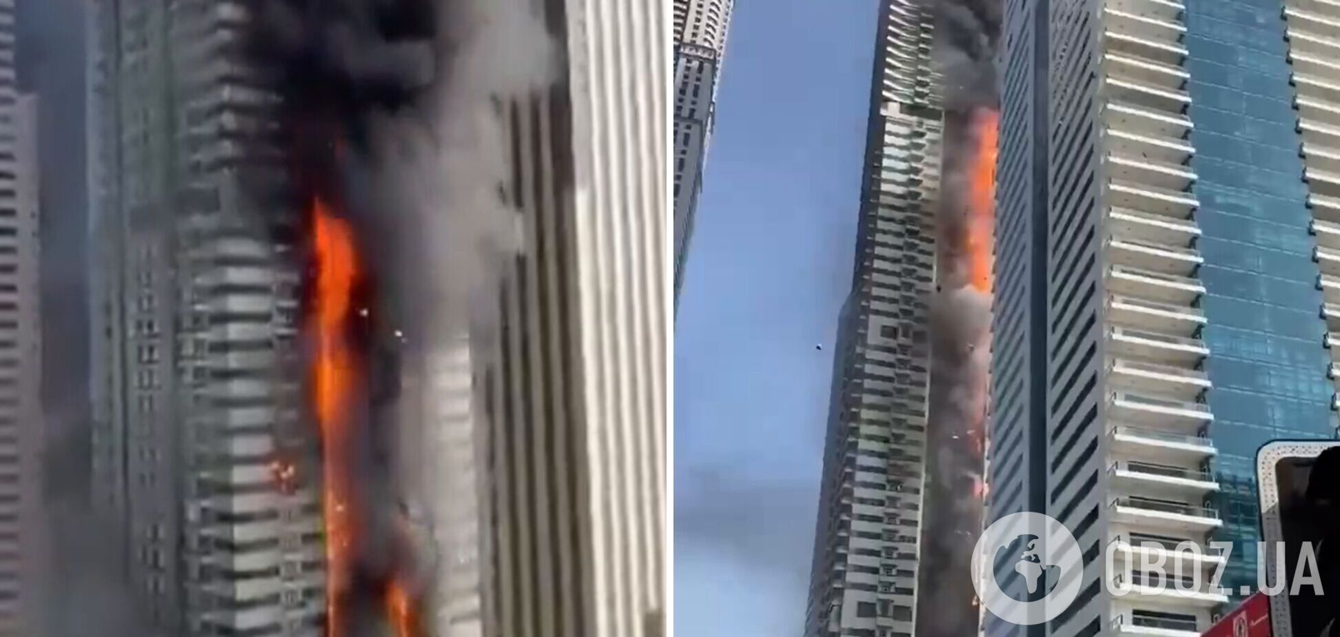 В Дубае горел 67-этажный жилой небоскреб: эвакуировали 4 тысячи человек. Видео