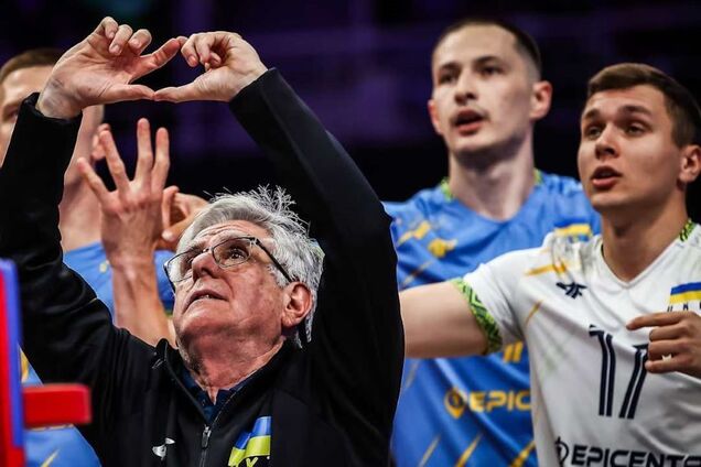 Сборная Украины вела 2:0, но потерпела первое поражение в истории в Лиге наций по волейболу