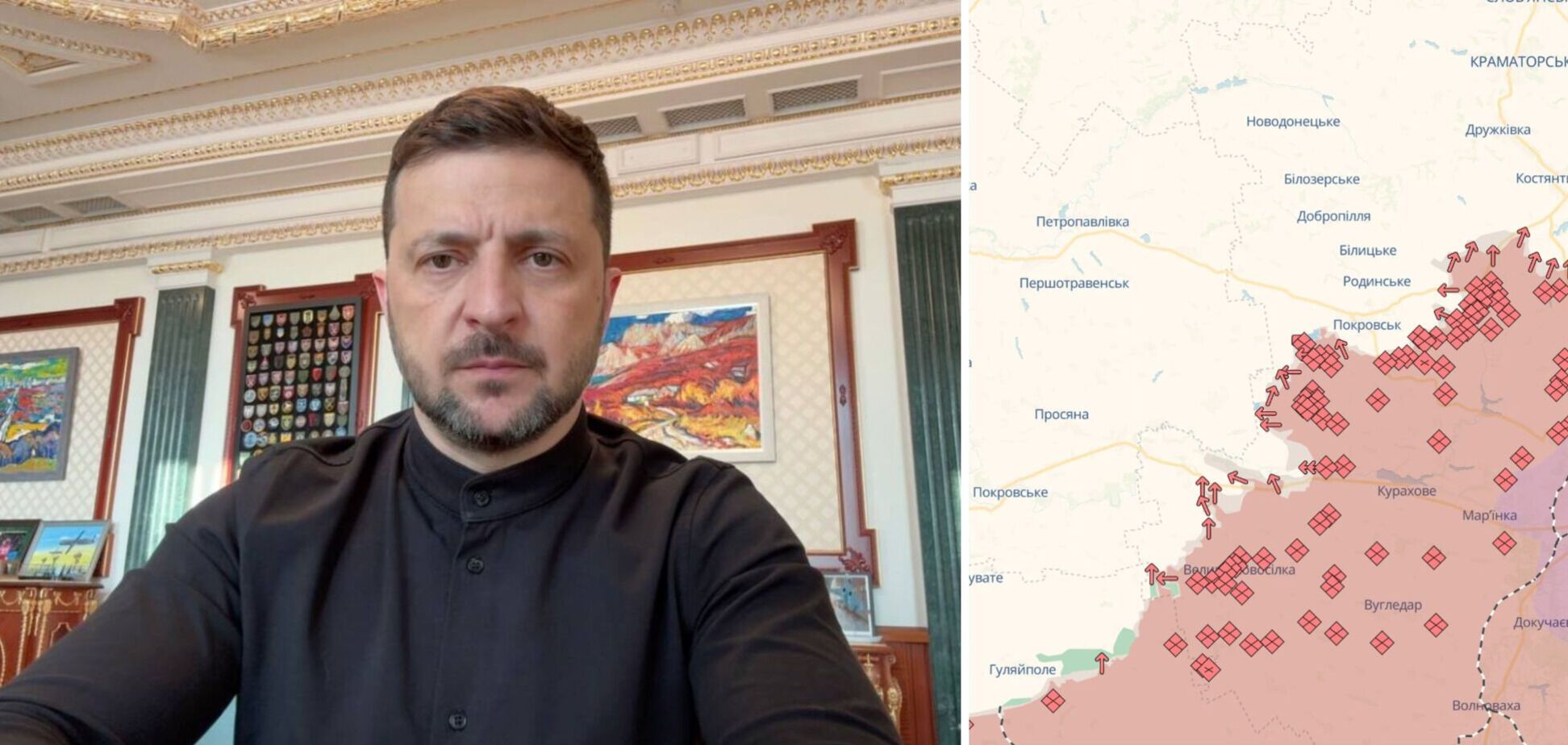 Володимир Зеленський пояснив, чи є просування ворога на Дніпропетровщині