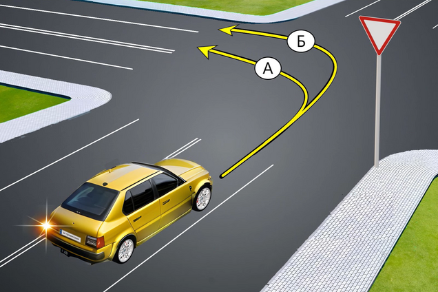 Яку траєкторію дозволено? Хитре завдання з ПДР