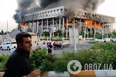 Израиль ударил по зданию телевидения Ирана в Тегеране во время прямого эфира, есть погибшие. Видео