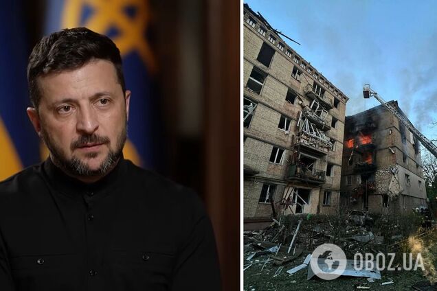 Более 440 дронов и 32 ракеты: Зеленский отреагировал на новый удар РФ по Украине, который унес 15 жизней. Фото и видео