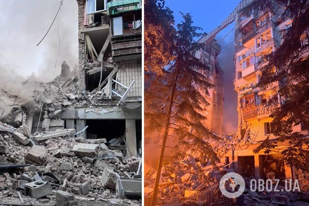 Удар по Киеву 'Шахедами' и ракетами 17 июня: Зеленский сообщил о 30 убитых и 172 раненых. Фото и видео