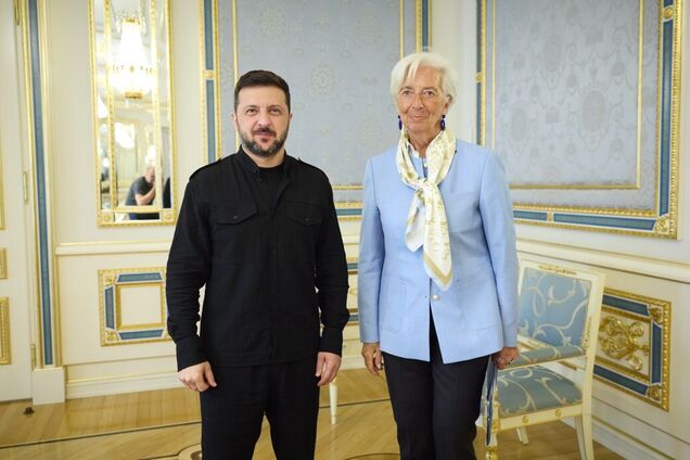 Зеленський зустрівся з Крістін Лагард: говорили про кредит і заморожені активи РФ. Відео