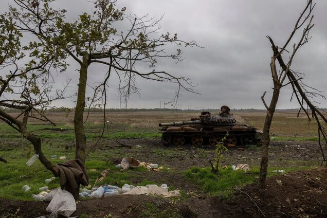 Знищений танк РФ