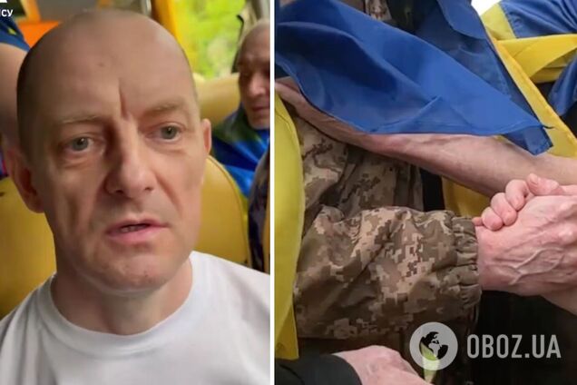 Защитник вернулся из плена в Украину в свой день рождения