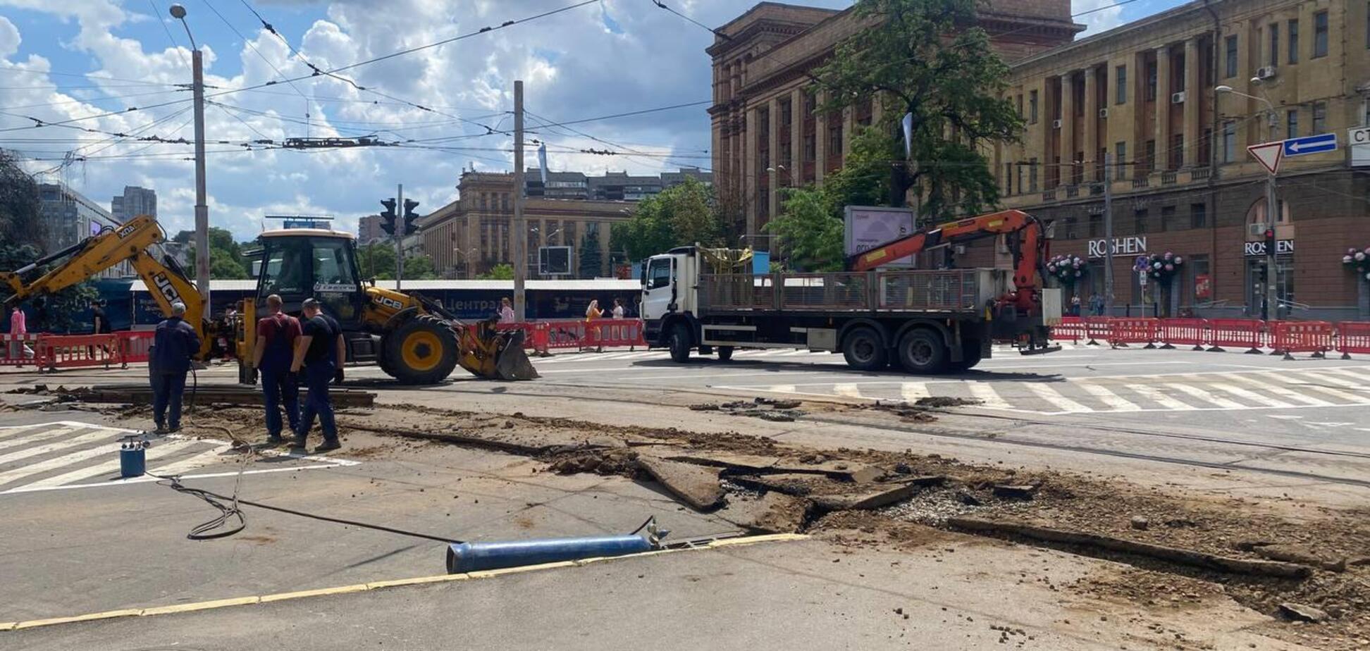 В Днепре начался первый этап масштабного ремонта в рамках флагманского проекта 'Движение без барьеров'