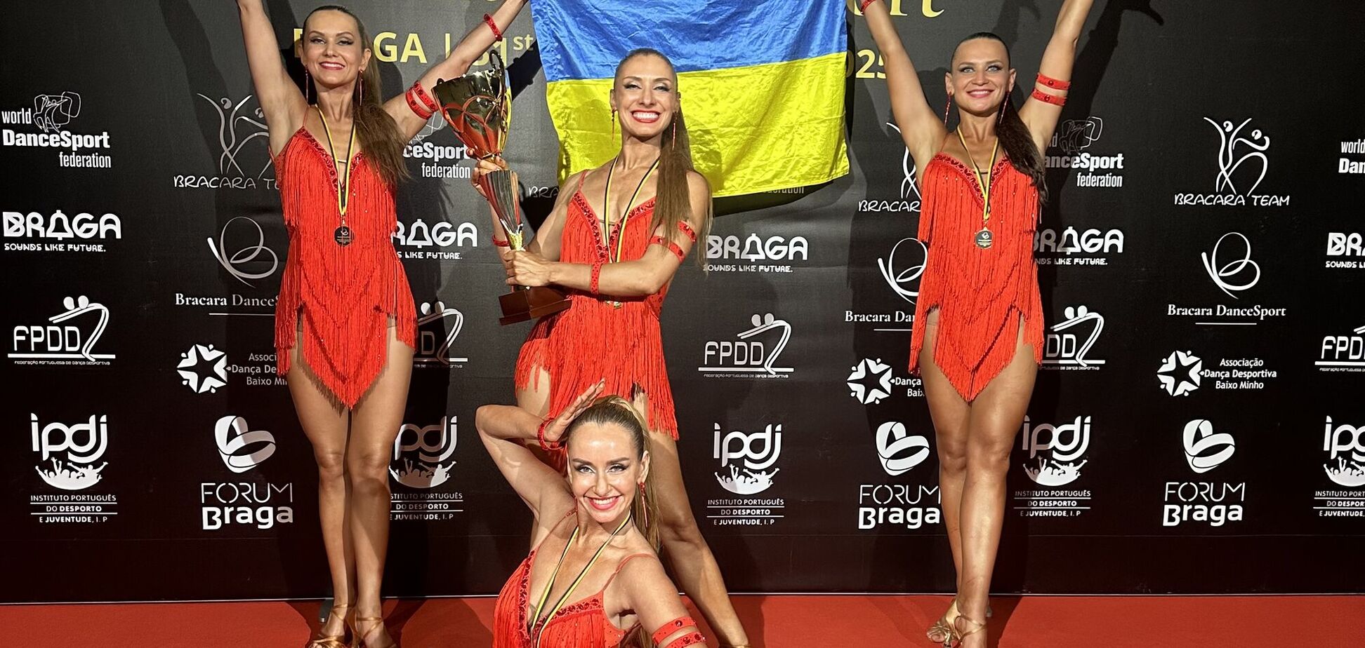 Колектив з України 'Ballroom ladies' посів перше місце на чемпіонаті світу з хореографічної латини