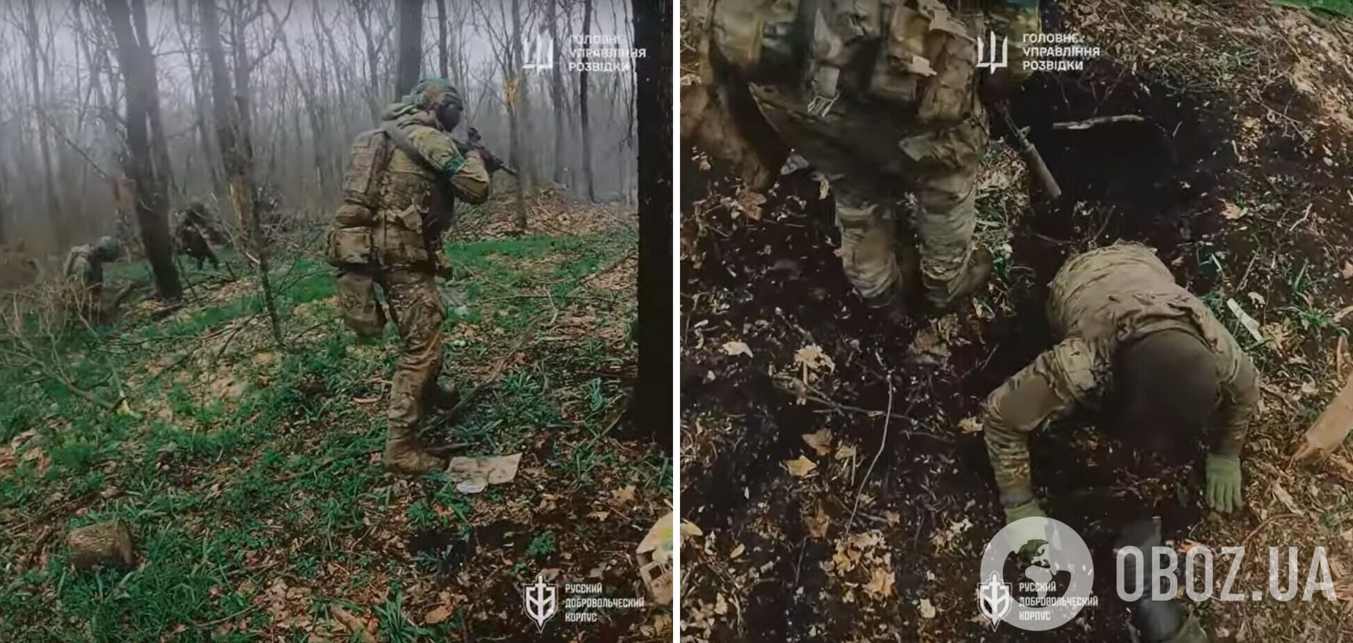 В ГУР показали архивные кадры боев Российского добровольческого корпуса на Харьковщине. Видео