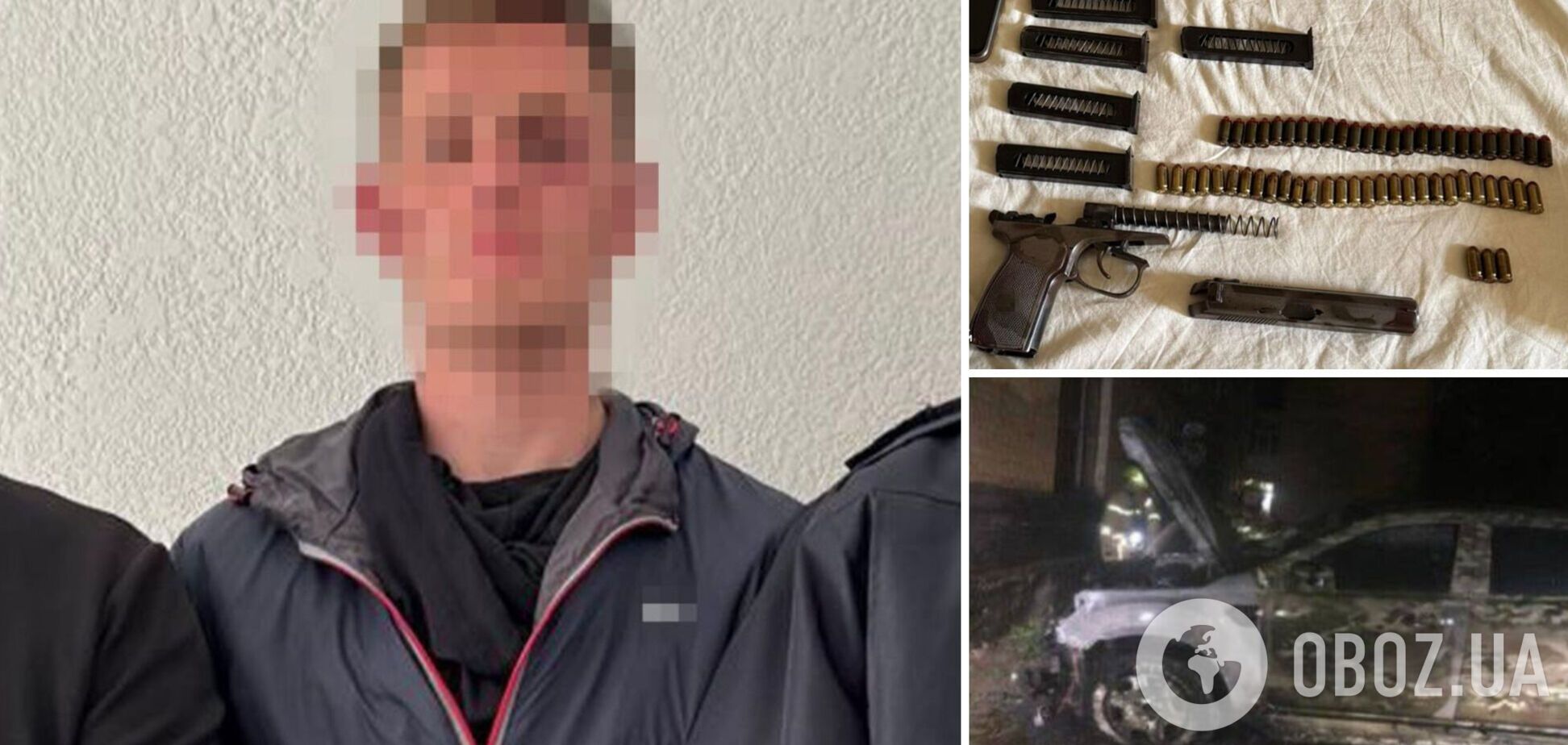 Підпалив авто Героя України та планував вбивство високопосадовця ЗСУ: у Києві затримали ворожого агента. Фото