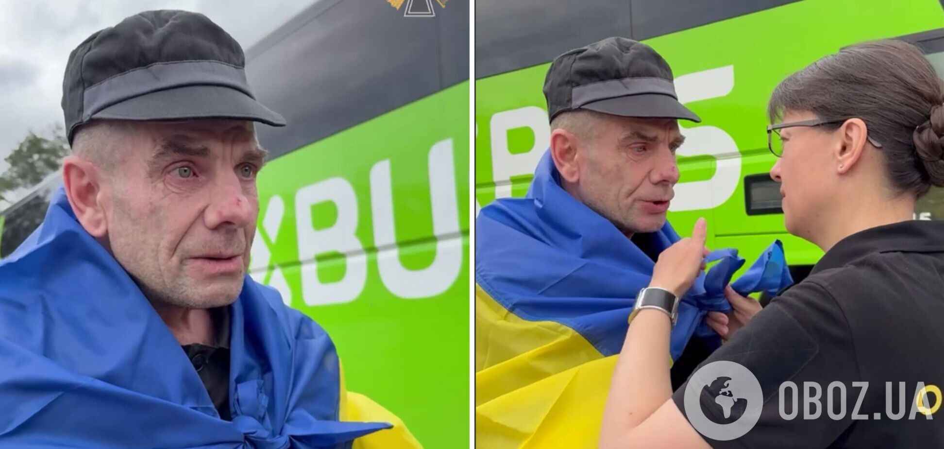 'Сделал то, что мог': сеть тронули кадры с освобожденным из плена защитником, который ищет свою дочь. Видео