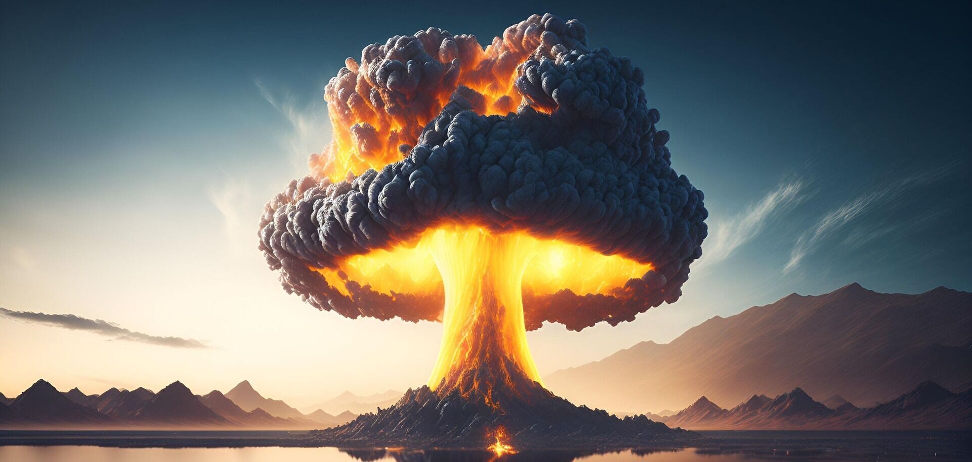 Иллюстрация - ядерный взрыв