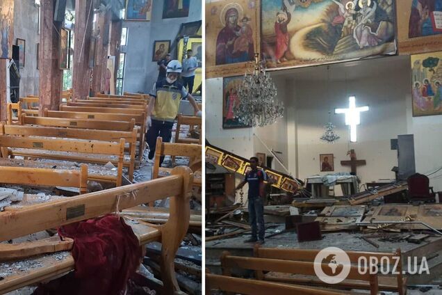 В столице Сирии смертник взорвал себя в православной церкви: предварительно 25 погибших. Фото