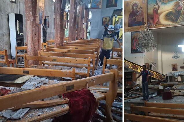 В столице Сирии смертник взорвал себя в православной церкви: предварительно 25 погибших. Фото