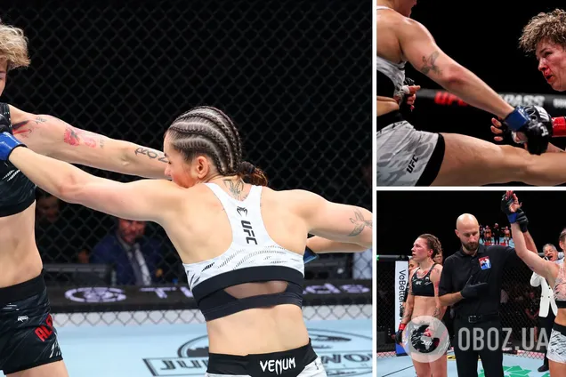 Чемпіонці Росії перед поєдинком крикнули 'Слава Україні!' і вона сенсаційно програла на турнірі UFC у Баку. Відео