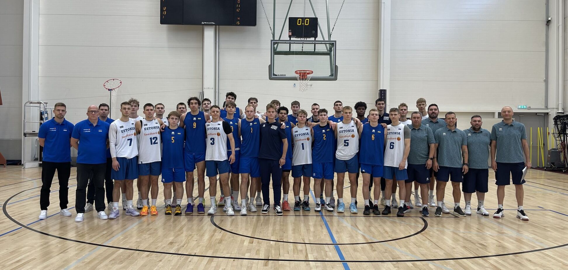 Збірна України з баскетболу U-20 вдруге перемогла Естонію в контрольному матчі