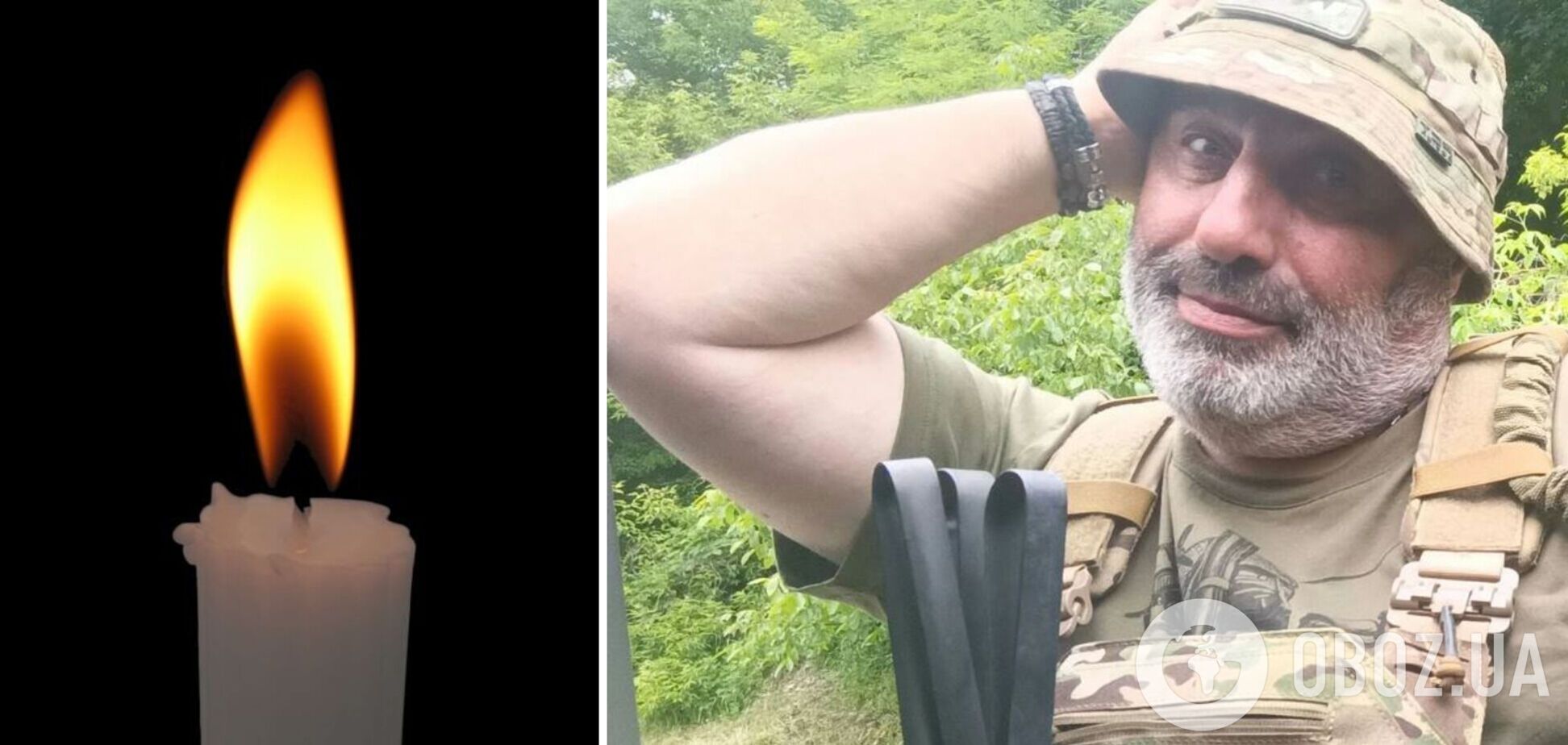 Неожиданно умер грузинский доброволец Вано Надирадзе, который воевал в составе ССО Украины. Фото