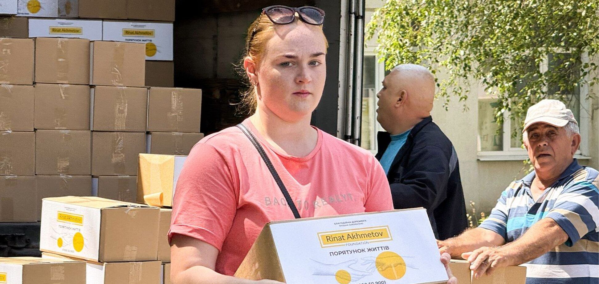 Мешканці прифронтового Краматорська отримали допомогу від Фонду Ріната Ахметова