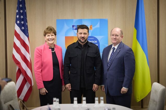 'Совместное с Украиной производство оружия может быть в интересах США': Зеленский встретился с сенаторами от обеих партий. Фото и видео