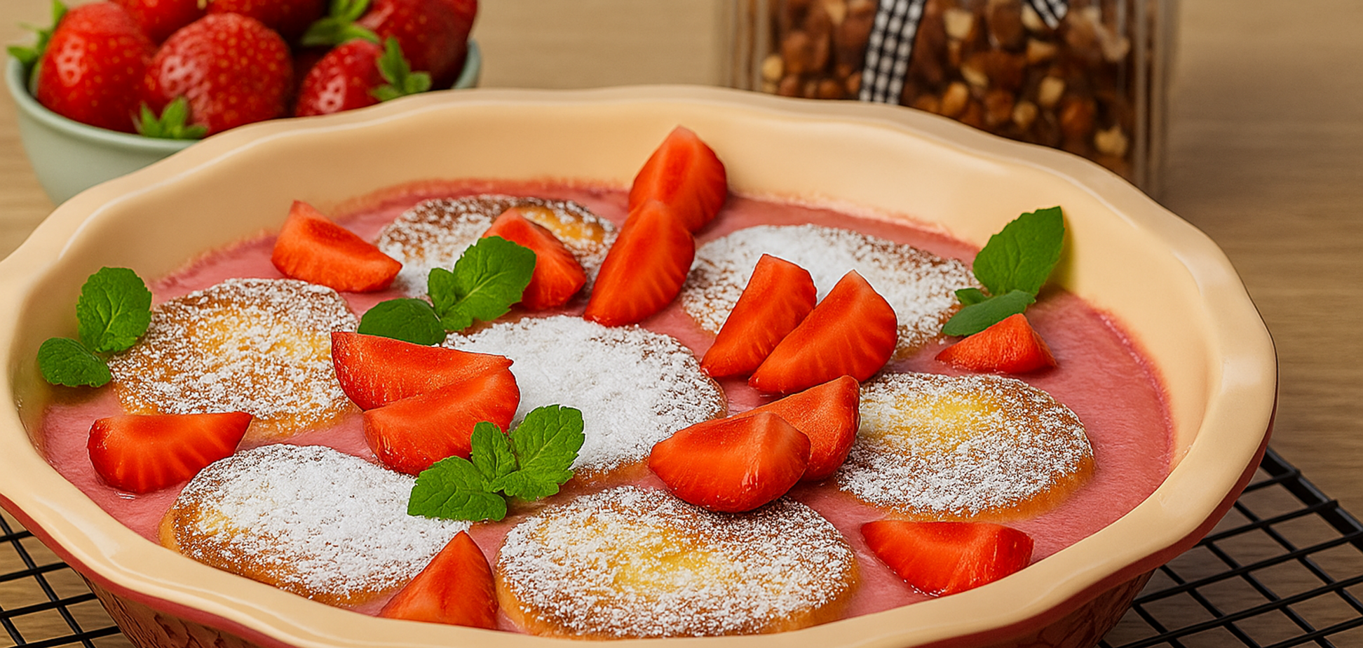 Сирники по-новому: додайте до страви ніжну полуничну заливку