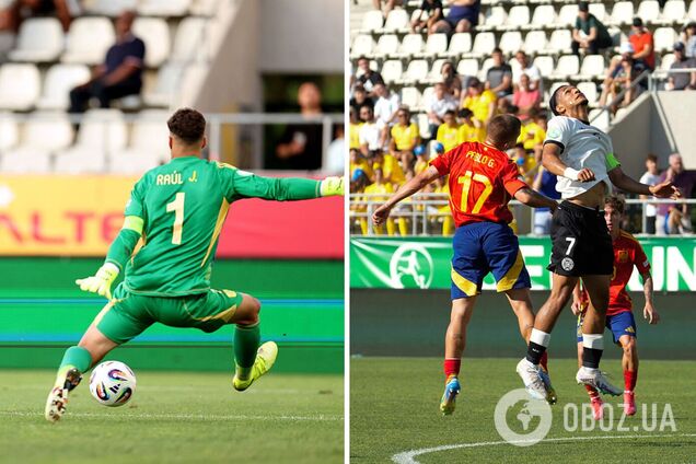 Сборная Германии пропустила 11 голов в двух матчах чемпионата Европы по футболу U-19. Видео