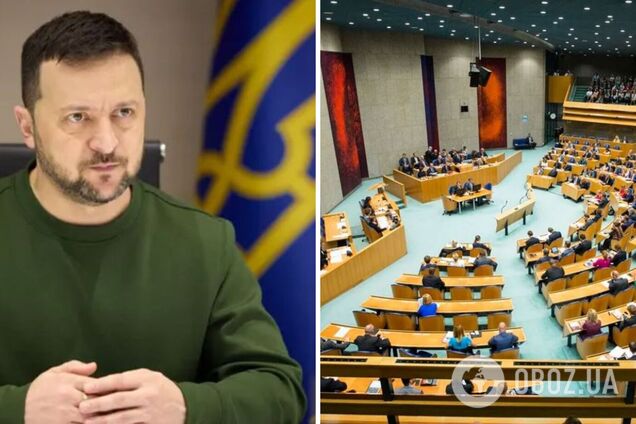 Зеленский выступит на совместном заседании двух палат парламента Нидерландов – NOS
