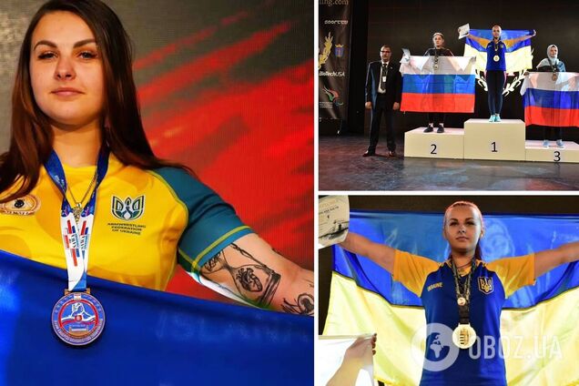Українка виграла чемпіонат світу, перемігши росіянок, і стала на перше місце із синьо-жовтим прапором. Відео з армреслінгу завірусилося в інтернеті