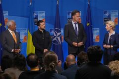 '3,5 года назад не было ничего': фон дер Ляйен на саммите НАТО отметила прогресс Украины в производстве вооружений. Видео