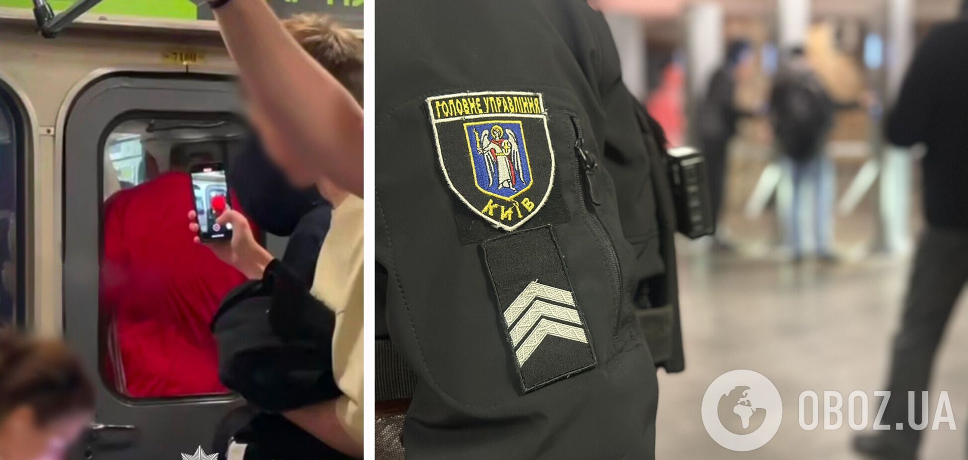В Киеве пьяный 49-летний 'зацепер' катался между вагонами метро. Подробности и фото