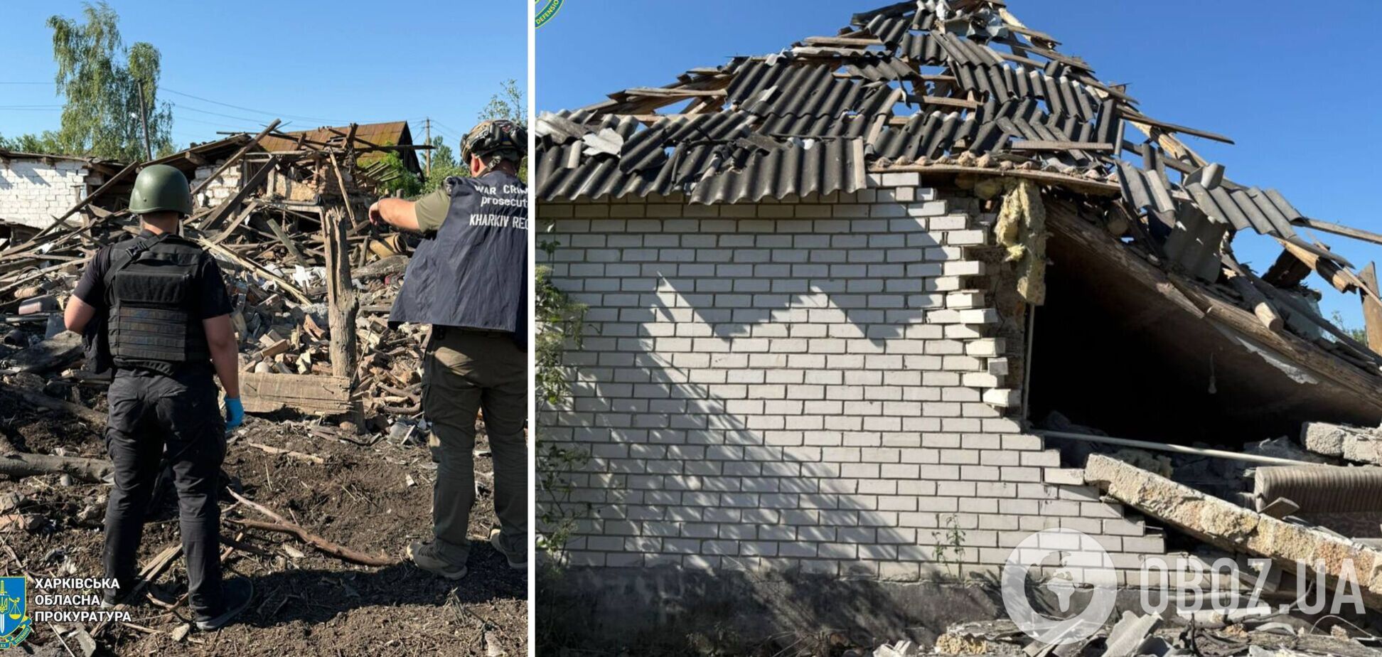 Оккупанты сбросили КАБы на Купянск и район: погиб мужчина, пострадала женщина. Фото