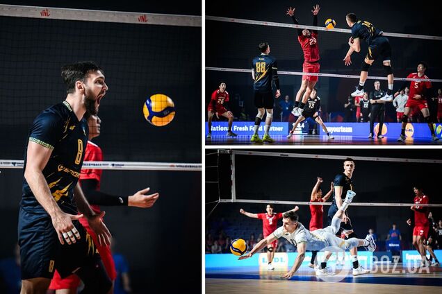 Украина выиграла матч-триллер у 6-й команды мира в волейбольной Лиге наций