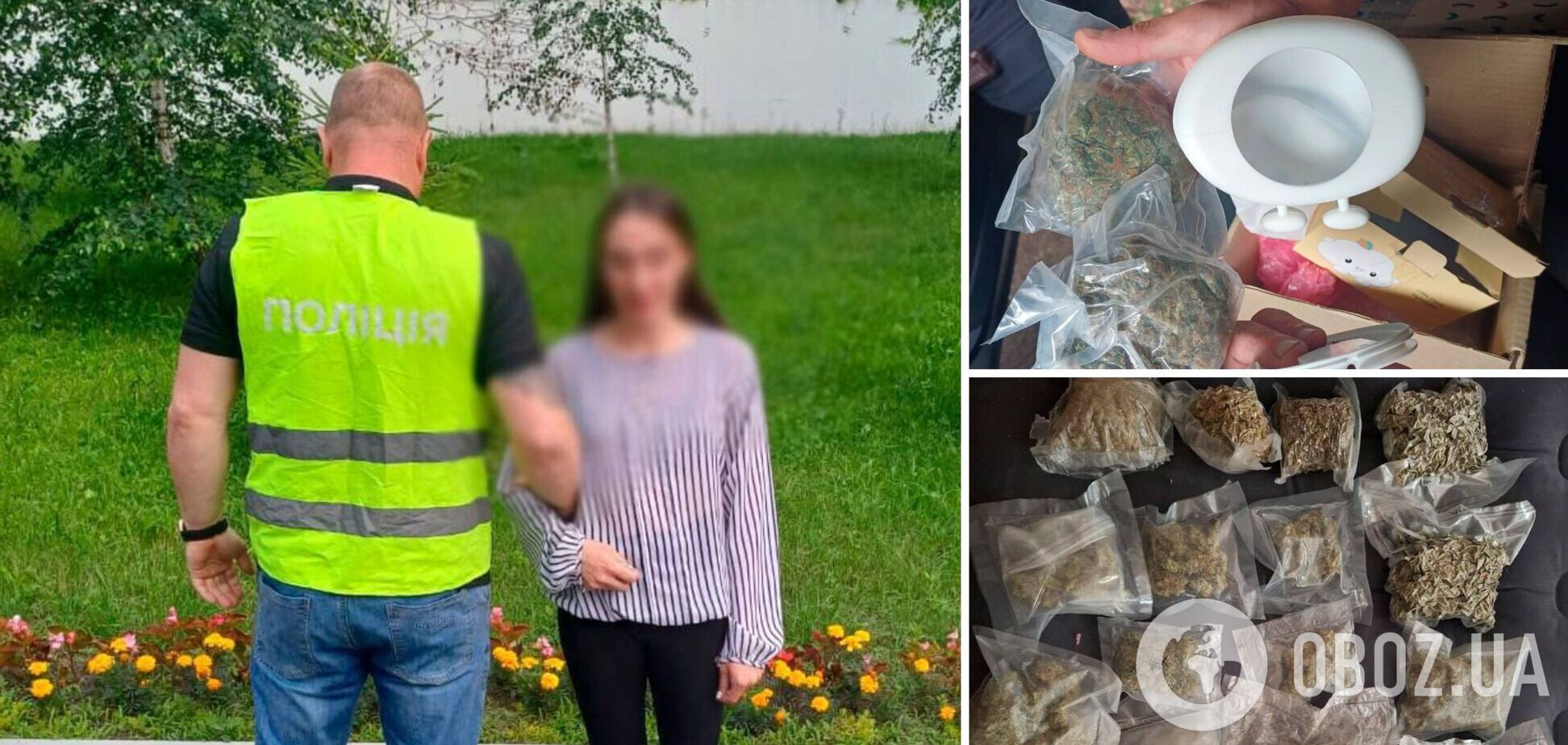 'Работала' по всей стране: в Киеве на сбыте наркотиков разоблачили местную жительницу. Фото