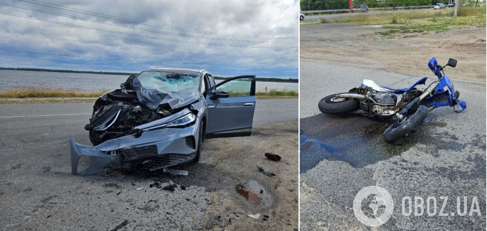 На Київщині зіткнулись легковик та мотоцикл: є загиблий. Подробиці ДТП та фото