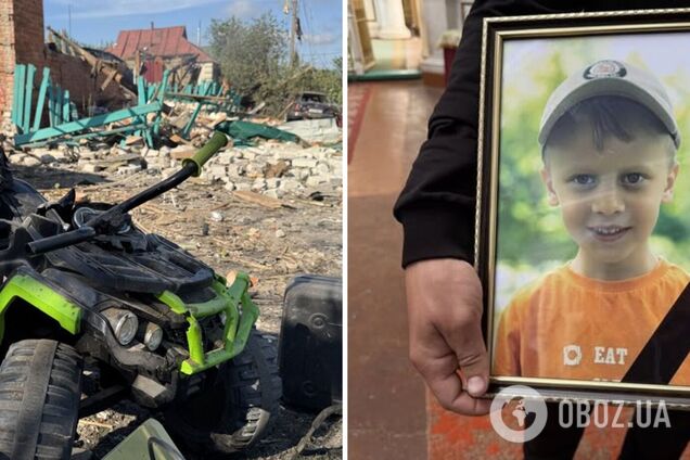 Його тато безвісти зник на війні: на Сумщині поховали 5-річного хлопчика, який загинув внаслідок атаки РФ. Фото і відео